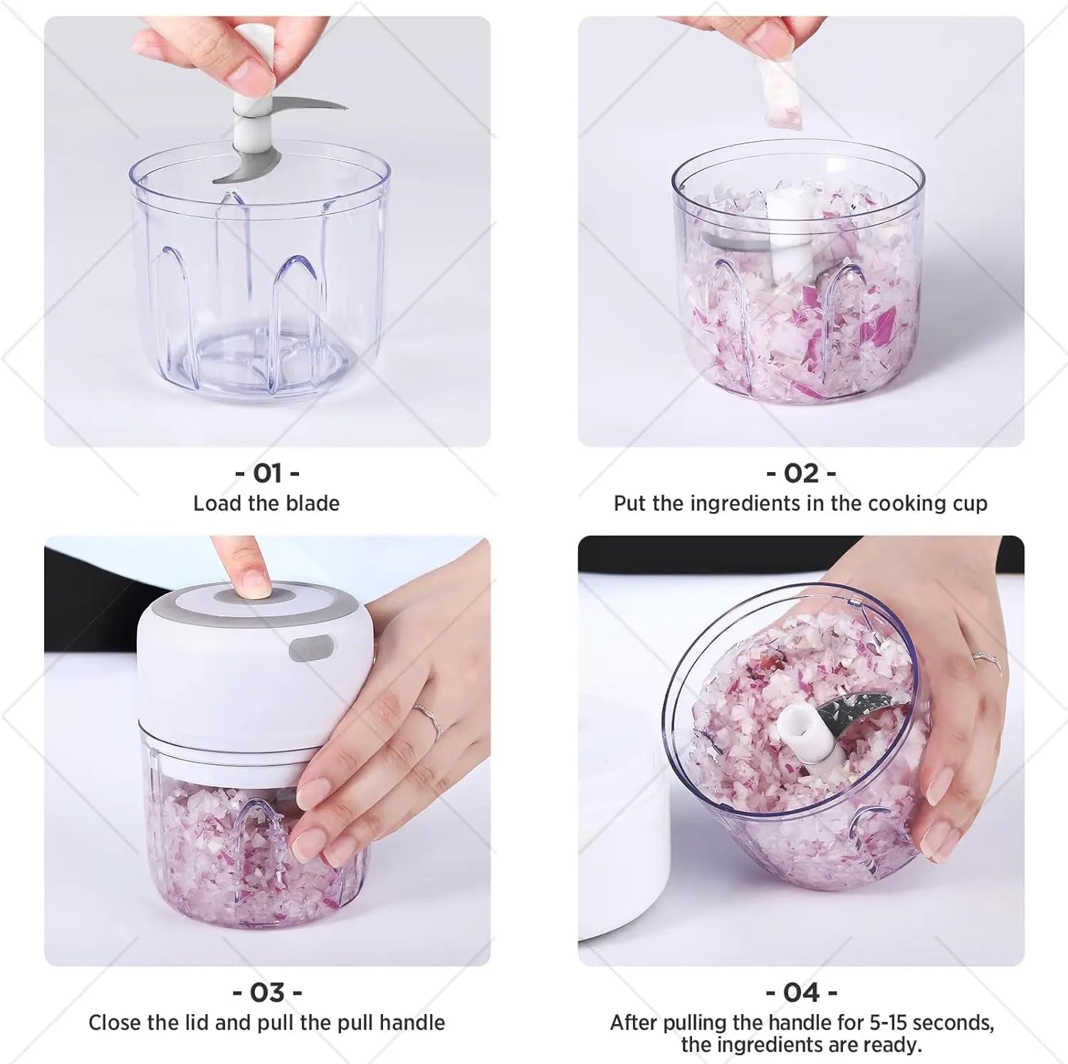 Electric Vegetable Chopper – Fast Food Prep