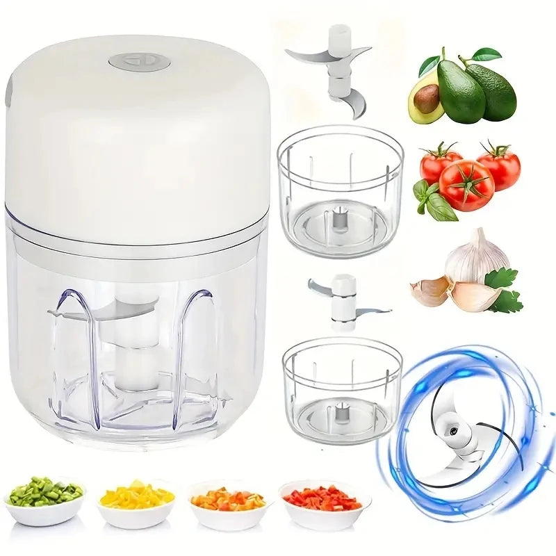 Electric Vegetable Chopper – Fast Food Prep